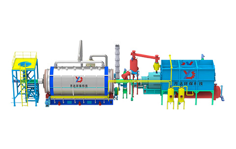 High-end configuration of semi-continuous pyrolysis equipment
