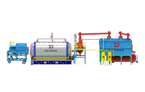 Premium configuration of batch pyrolysis equipment with dewaxing tank