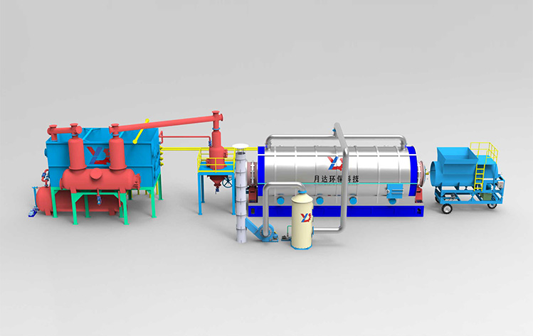Premium configuration of batch lifting furnace pyrolysis equipment with dewaxing tank