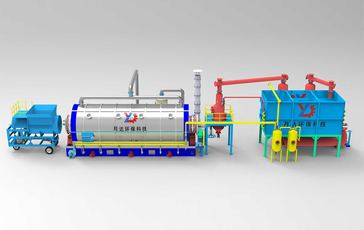 Premium configuration of batch lifting furnace pyrolysis equipment with dewaxing tank