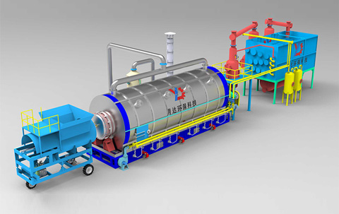 Premium configuration of batch lifting furnace pyrolysis equipment with dewaxing tank