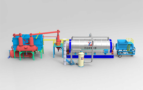 Premium configuration of batch lifting furnace pyrolysis equipment with dewaxing tank