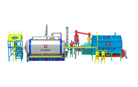 High-end configuration of semi-continuous pyrolysis equipment