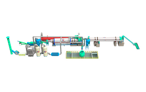 Fully continuous carbonization equipment