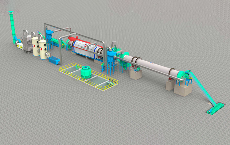 Fully continuous carbonization equipment