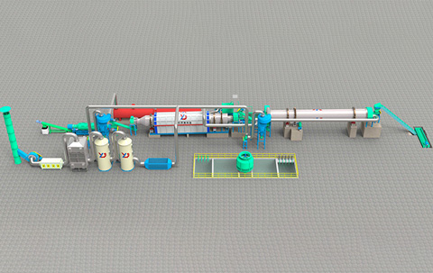Fully continuous carbonization equipment