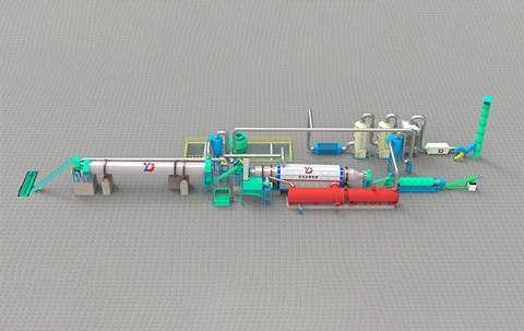 Fully continuous carbonization equipment