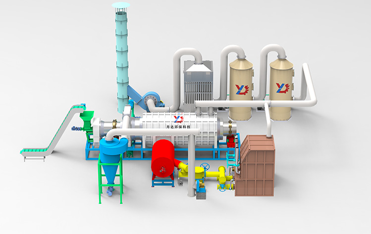Double-drum Carbonization Equipment