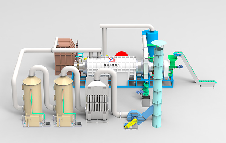 Double-drum Carbonization Equipment