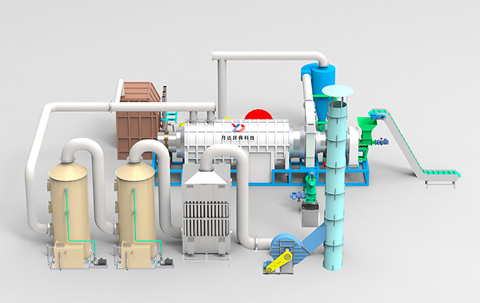 Double-drum Carbonization Equipment