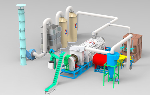 Double-drum Carbonization Equipment